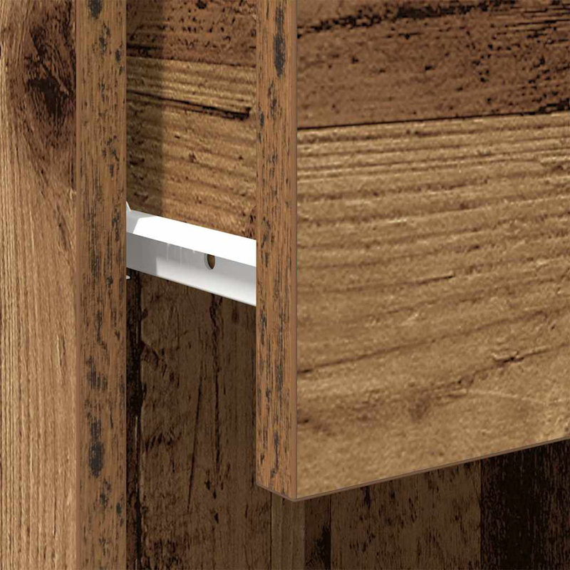 Bathroom Cabinet 32X34x90 Cm Engineered Wood, Old Wood