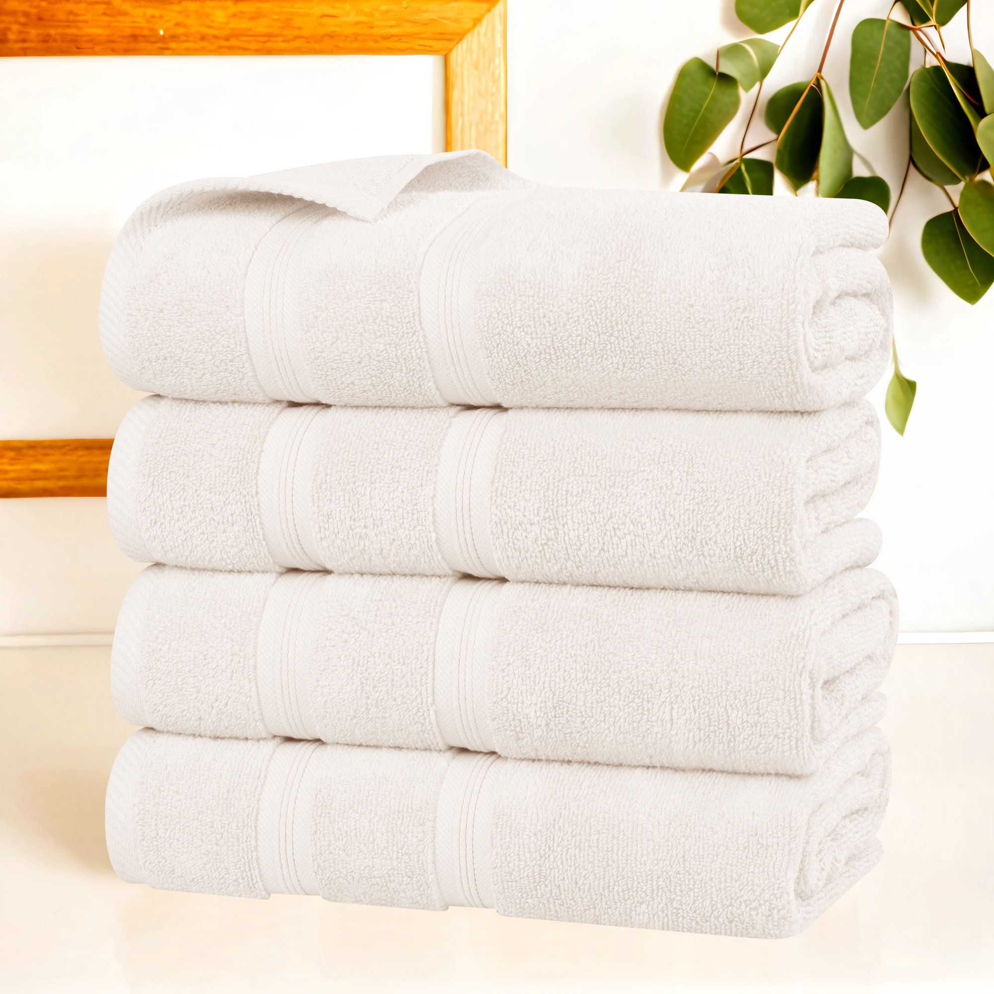 Selda Smart Dry Cotton Bath Towel, Ivory