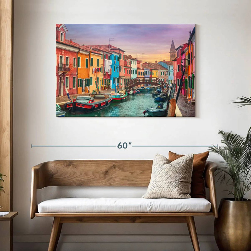 Kavia Dusk In Burano, H 30 po x l 45 po