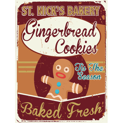 Plaque de Noël St Nick's Gingerbread Cookies