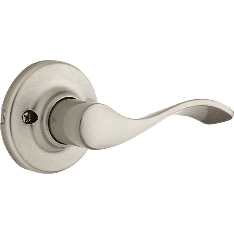Levier de porte factice inactif single Belmont, Gaucher, Nickel satiné
