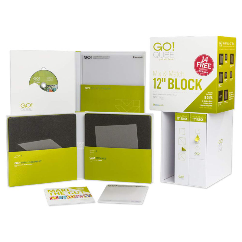 AccuQuilt GO! Qube Mix & Match 12” Block