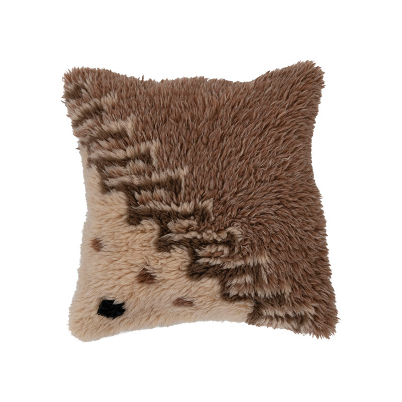 Falen New Zealand Tufted Pillow With Geometric Design