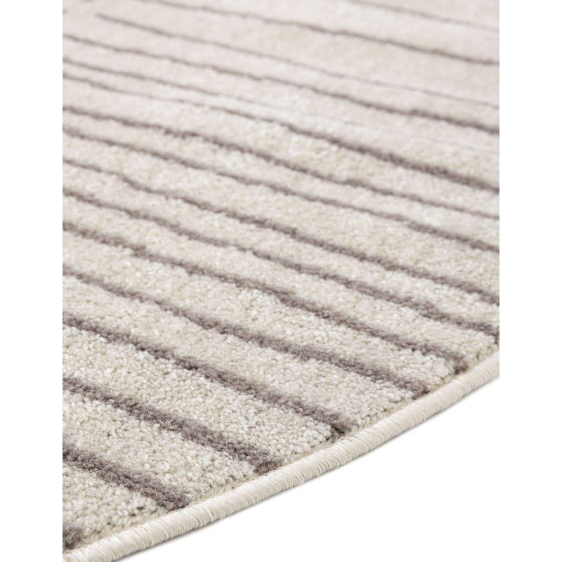 Anaka Striped Indoor Rug, Round 7'10"