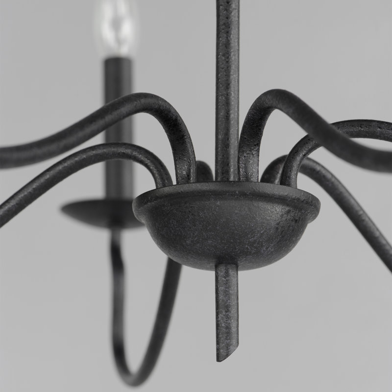 Olivia Iron 6-Light Chandelier