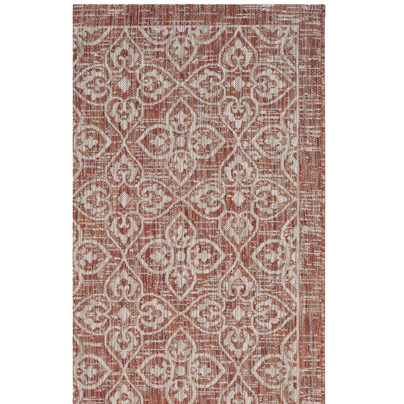 Tapis d'intérieur / extérieur à motif géométrique Bexton Performance, Rectangle 8 pi x 11 pi