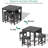 Square 4-Person Counter Height Dining Set-1010095120-1009895813-1010095127