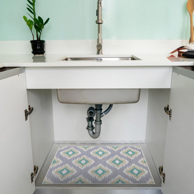 Tapis de cuisine Babsi, Bleu sarcelle