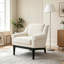 Chaise d'appoint moderne avec accoudoirs évasés-129239847