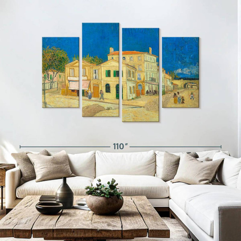 Sireci The Yellow House, 54" H x 84" W