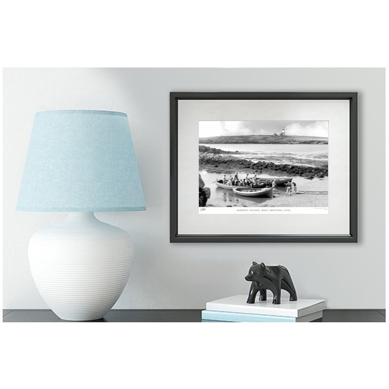 Bardsey Island, Boat Arriving C1955 - Single Picture Frame Print, 45cm H x 60cm W x 2.3cm D