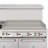 60 In. Commercial Range with 36 In. Griddle,-111077818
