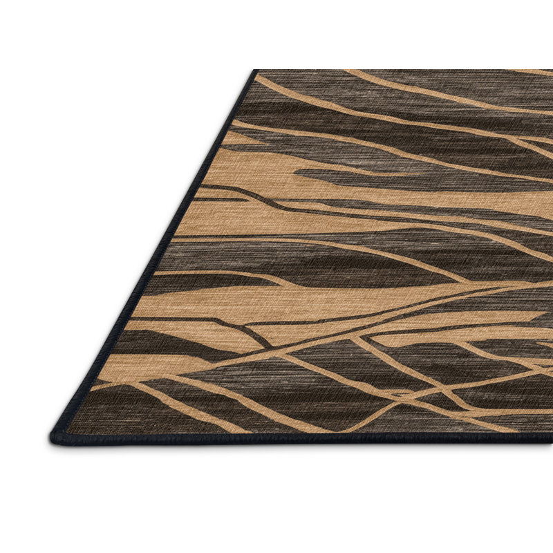 Washable Melody and Rhythm Patterns Music Area Rug, Runner 2' x 5'