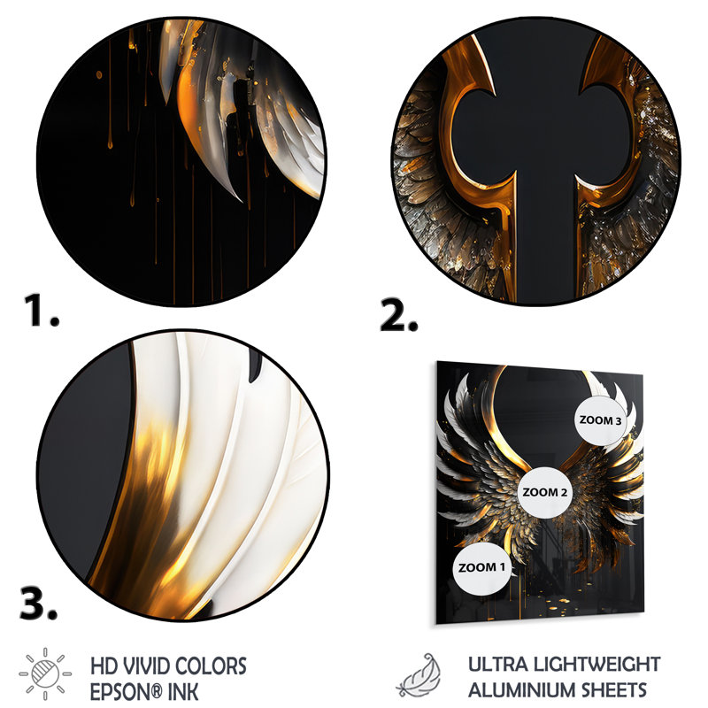 Liyu Fantasy & Sci-Fi Wall Decor on Metal, 20" H x 12" W x 1" D