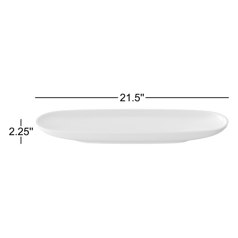 Villeroy & Boch Artesano Original 21.5" x 6.5" Oval Fruit Bowl