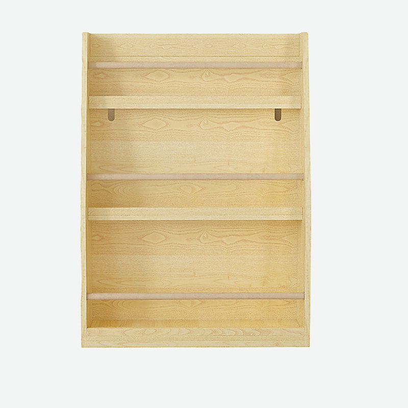 3 Tier Kids Book Shelf,Kids Book Rack, Natural