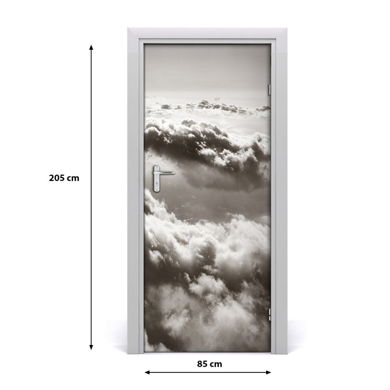 Flying Above The Clouds Door Decal