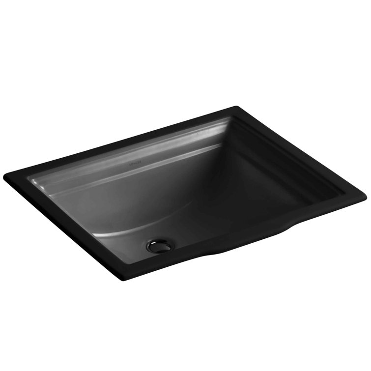 Memoirs® Vitreous China Rectangular Undermount Bathroom Sink with Overflow
