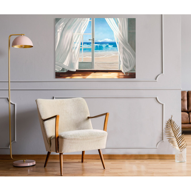 Window By The Sea by Pierre Benson - Wrapped Canvas Print, 70cm H x 100cm W x 4cm D