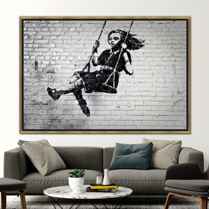 Print on Canvas, 20 cm H x 30 cm W, Gold Floater Framed