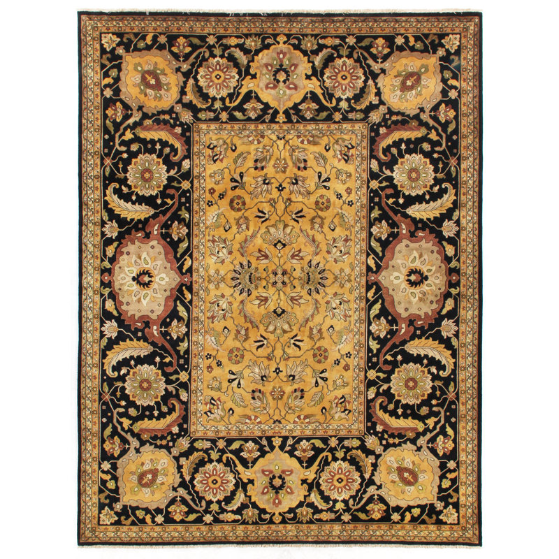 Tabriz Wool Oriental Area Rug, Rectangle 14'6" x 16'6"