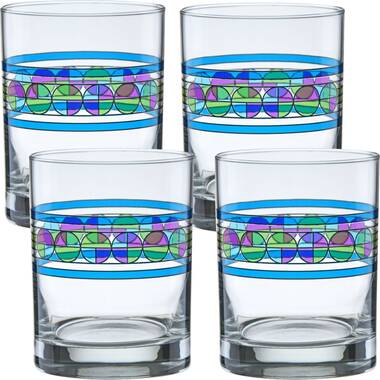 Frank Lloyd Wright 14oz Set of 4 drinking glasses – GawsyGallery