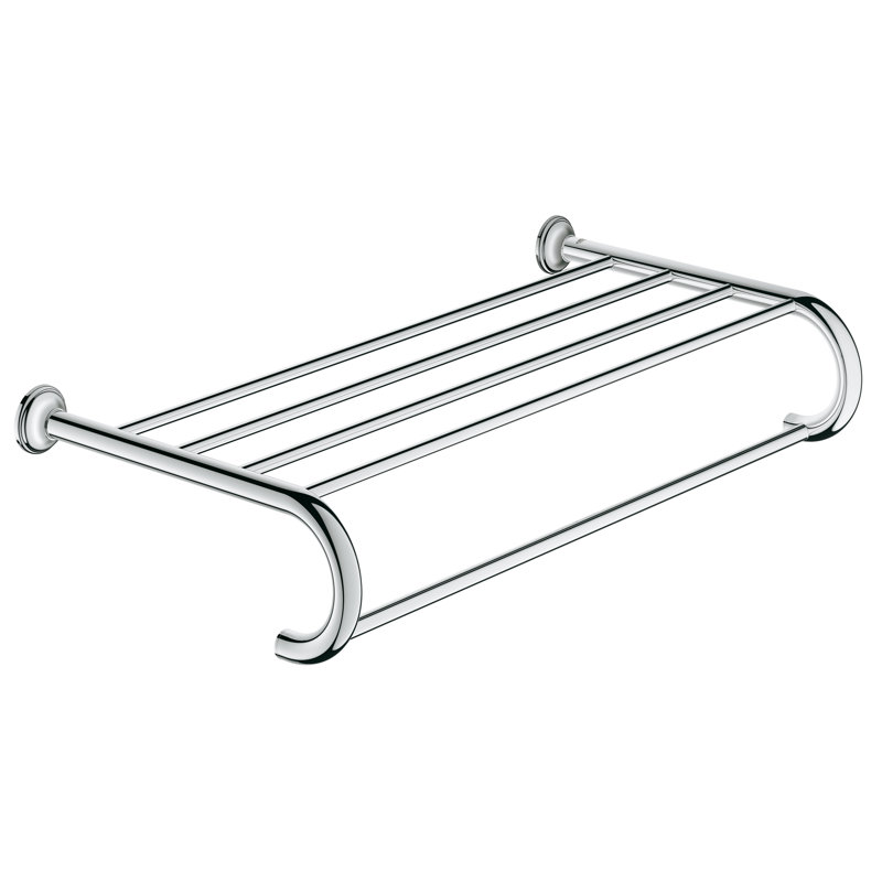 Porte-serviettes mural Essentials Authentic, Chrome poli