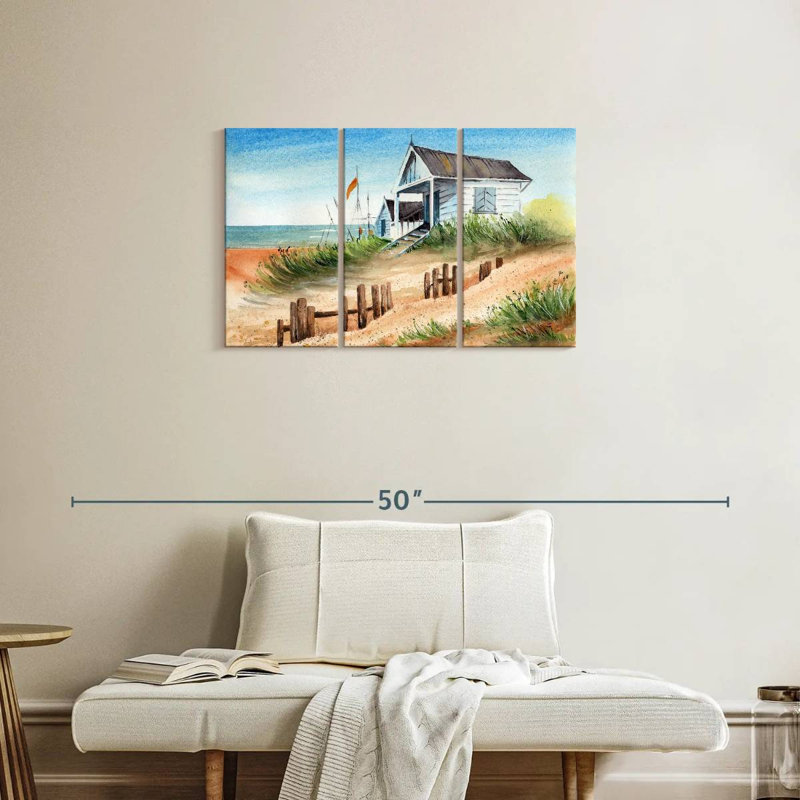 Lilie Beach House, 20" H x 33" W