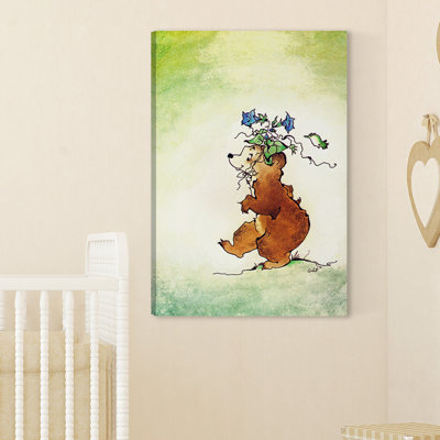 Bear by Curtis - Wrapped Canvas Print