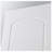 Ovalo Soft White Laminated Traditional Interior Door Slab Only-104904257