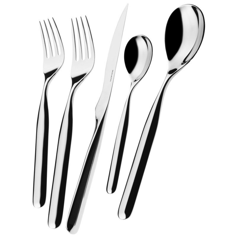 5 - Piece Stainless Steel Flatware Set - Service for 1