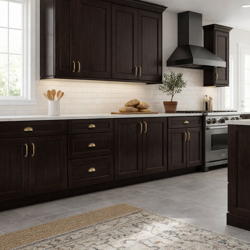 Dwelling Full Access Finish Chip, Espresso, Rift Oak