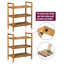 Farris 6 Pair Stackable Solid Wood Shoe Rack