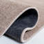 Tapis taupe de couleur unie Rasheba-388304865