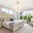 Modern-8 Light Dimmable Gold Crystal Chandelier