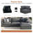Wynnie 114" W Modular Down Filled Sectional-1424541745