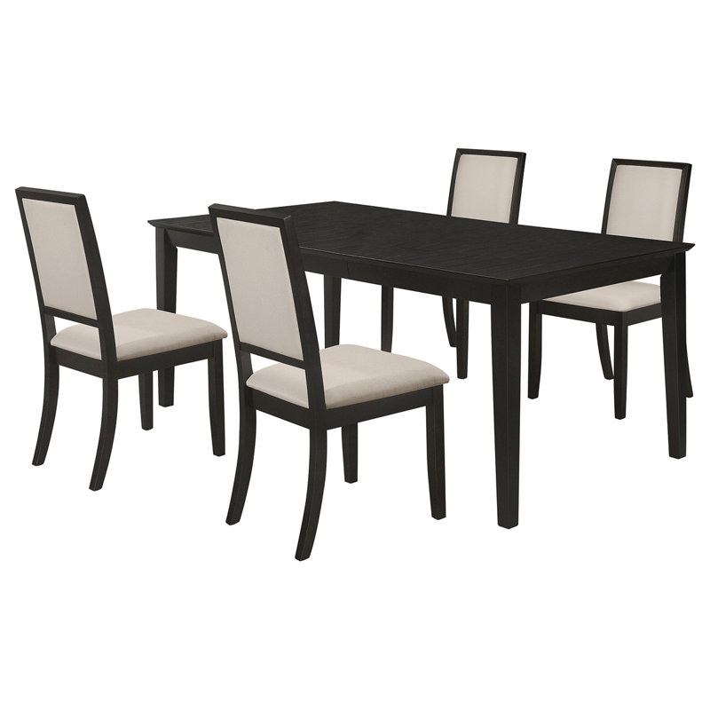 Daniela Black 5-Piece Dining Set