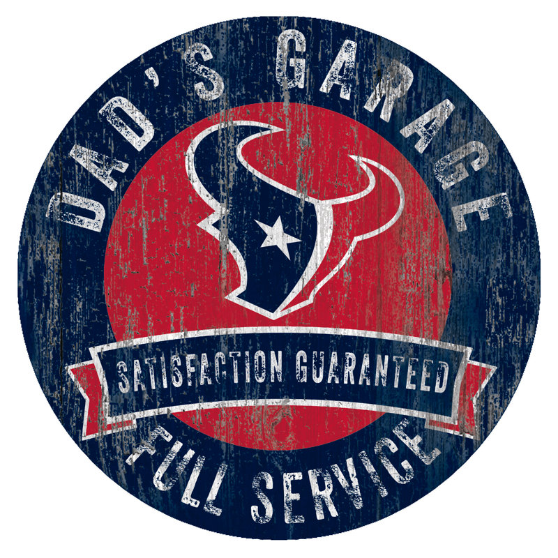 Décoration murale NFL Dad's Garage, Texans de Houston