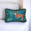 Housse de coussin réversible en velours Tassels-115188540