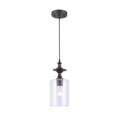 Luminaire suspendu cylindrique à 1 lumière Turker