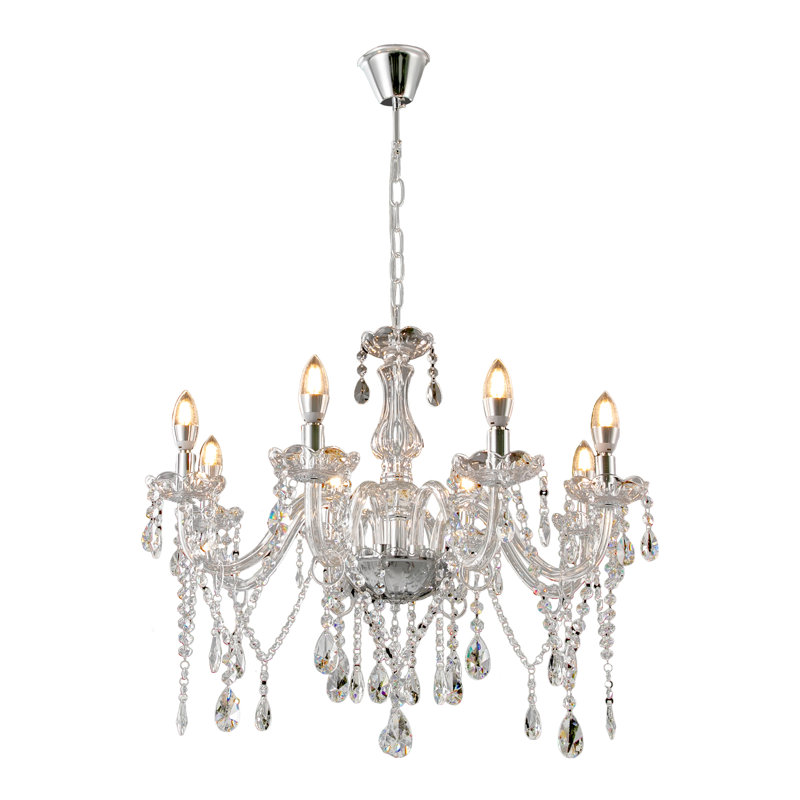 Abygaelle 8 - Light Crystal Empire Chandelier