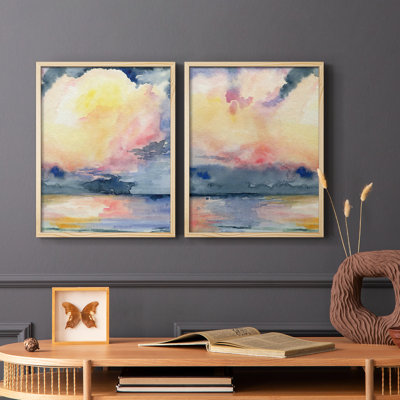 Reproduction encadrée Prism Seascape I-Premium - prête à être accrochée - aucun clou requis - aucun clou requis