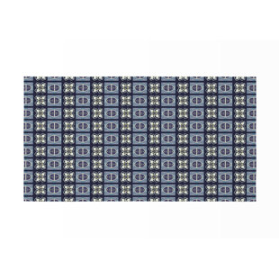 Rectangle Chrystopher Indoor/Outdoor Area Rug with Non-Slip Backing