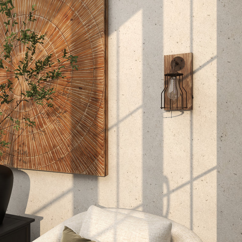 Metal Battery Operated Geometric Room Accent Lamp with Included Fixed LED Light