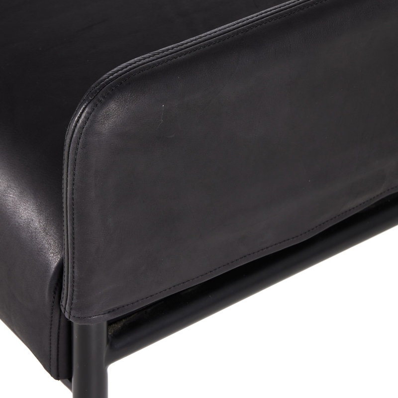 Brickel Leather Storage Bench