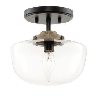 Glass Semi Flush Mount