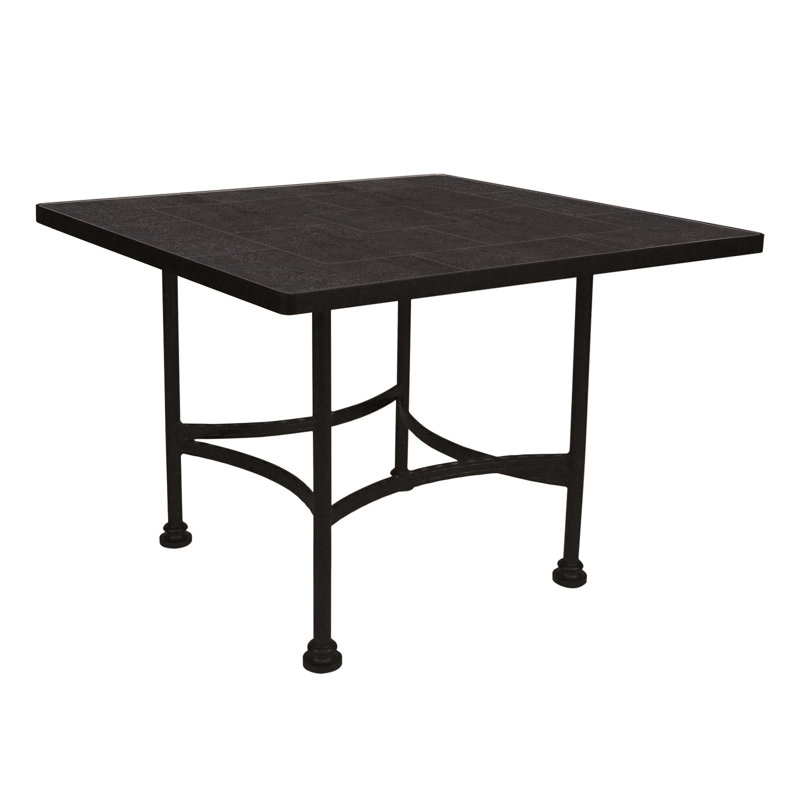 Classico Outdoor Square Dining Table, Urban Shift, Carbon Black