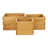 Farmstead Set of 3 Wood Storage Crates, Rustic Nesting Bins, Natural-305256264