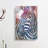 Colourful Zebra In Abstract - Wrapped Canvas Painting-55317584