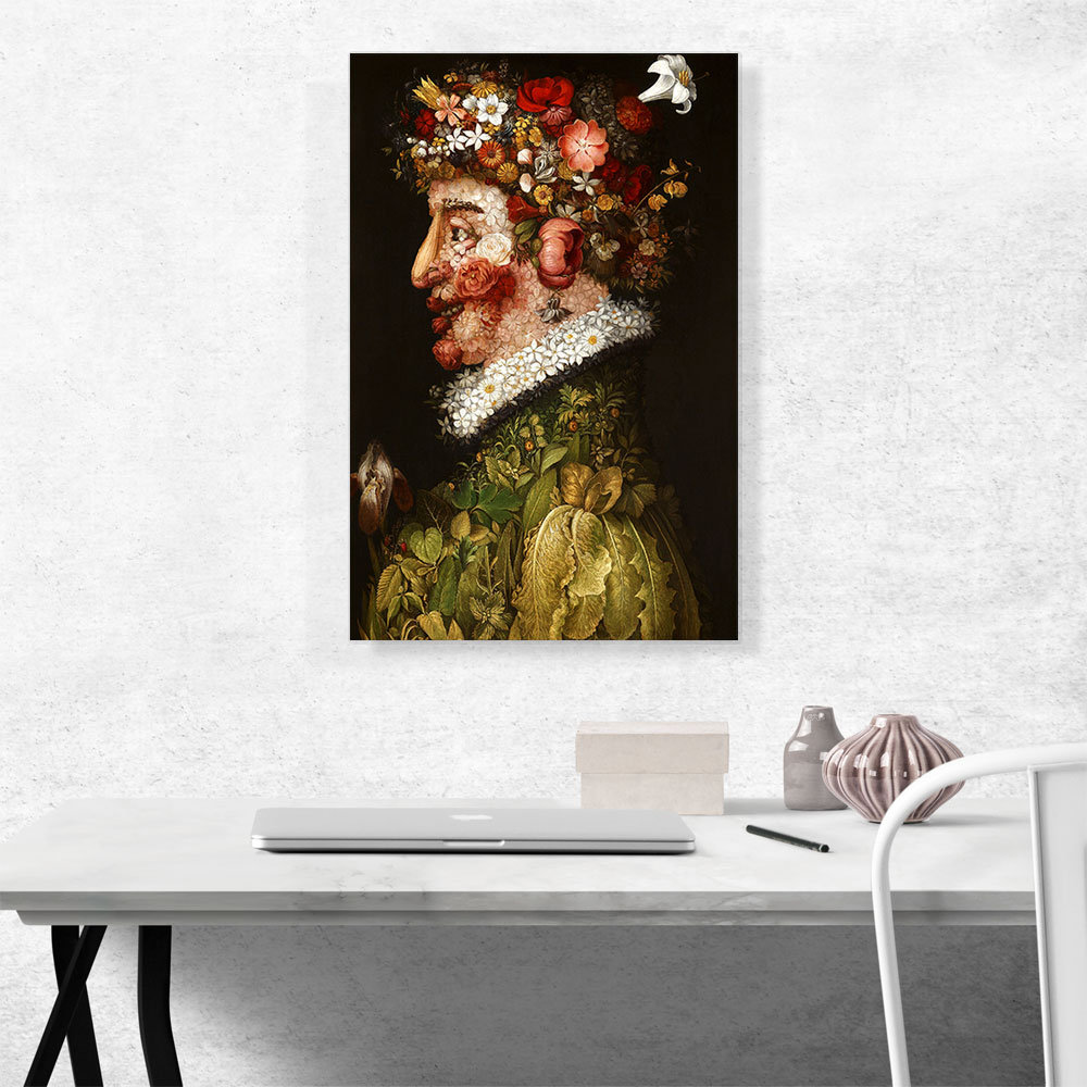 ARTCANVAS Spring 1563 by Giuseppe Arcimboldo - Wrapped Canvas Graphic ...